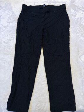 89th & Madison Black Men's Straight-Leg Dress Pants